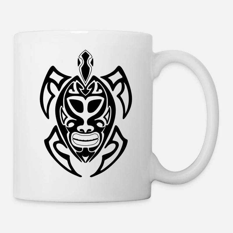 Polynesian turtle - Mug - white