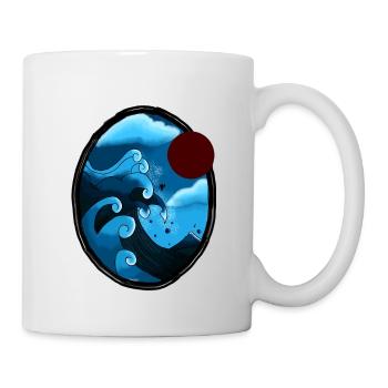 wave off kanagawa - Mug blanc - blanc - Droite