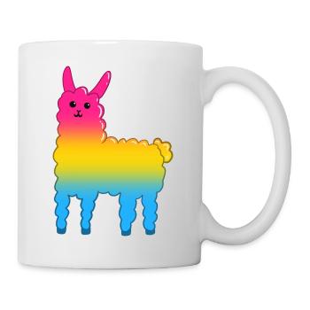 Pan de lama - Mug blanc - blanc - Droite