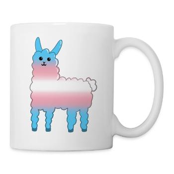Lama Trans - Tasse - Weiß - Rechts