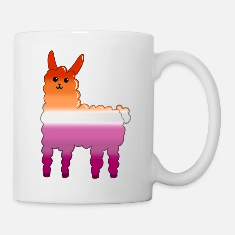 Llama Lesbienne - Mug blanc - blanc