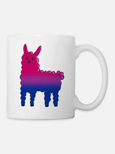 Lama Bi - Tasse - Weiß