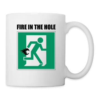 Fire in teh Hole - Mug - white - Right