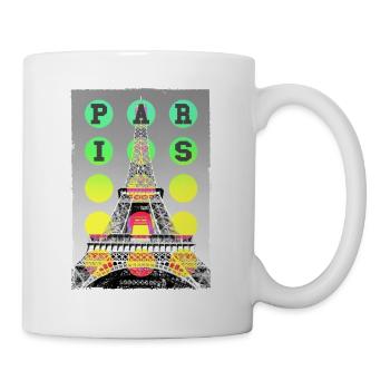 Paris France City Skyline Home Love - Mug - white - Right