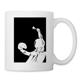 peintre d'étoile - Mug blanc - blanc - Droite