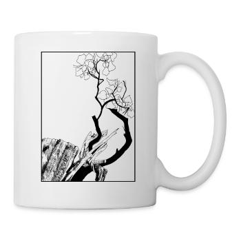 arbre sacré - Mug blanc - blanc - Droite