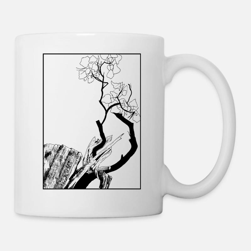 arbre sacré - Mug blanc - blanc