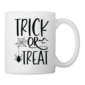 Trick Or Treat Halloween - Tasse - Weiß - Rechts