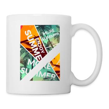 Mallorca Summer Sun Beach Sea Palms Party - Mug - white - Right