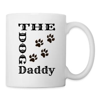 Hund, Hundevater, The Dog Daddy - Tasse - Weiß - Rechts