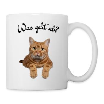 Katze - Tasse - Weiß - Rechts