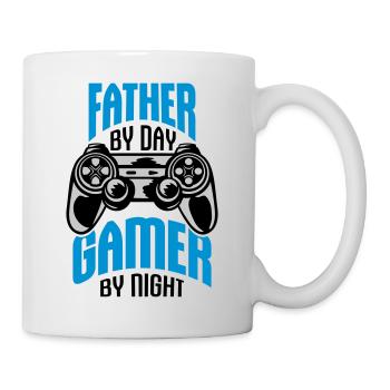 Father by day Gamer - Mug - white - Right