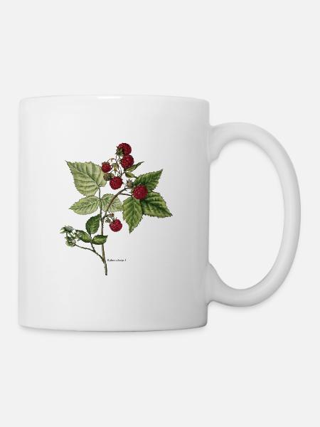 Himbeere - Tasse - Weiß
