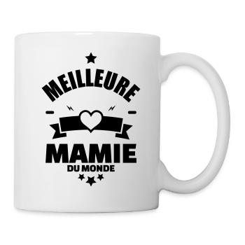 meilleure mamie du monde - Mug blanc - blanc - Droite