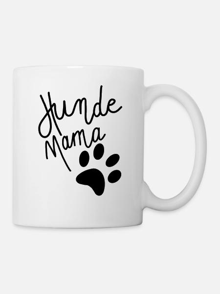 Hunde Mama mit Pfote - Tasse - Weiß