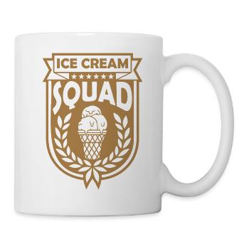 Ice Cream Squad Crew - Tasse - Weiß - Rechts