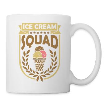 Team Ice Cream Squad - Tasse - Weiß - Rechts