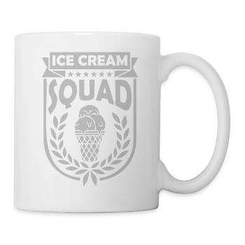 Escouade de crème glacée de l’équipage - Mug blanc - blanc - Droite