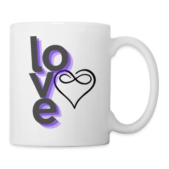 Liebe für die Ewigkeit - Tasse - Weiß - Rechts
