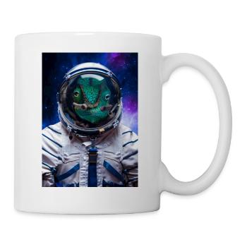 Panther Chameleon Astronaute Spaceman - Mug blanc - blanc - Droite