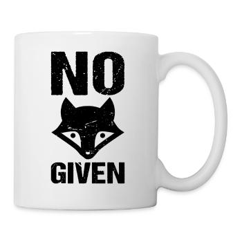 No Fox Given Funny Sayings Fox - Mug - white - Right