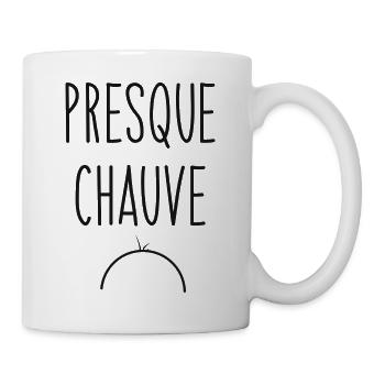 Presque chauve - Mug blanc - blanc - Droite