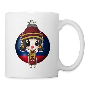 Laos Laote Laoten Robe de fille Lao I Cadeau - Mug blanc - blanc - Droite
