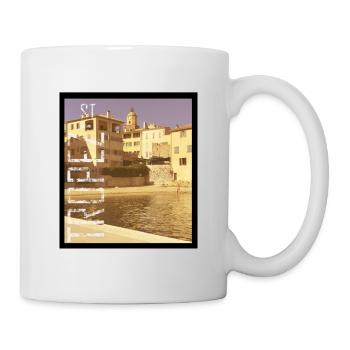T-shirt St-Tropez French Riviera - Mug blanc - blanc - Droite