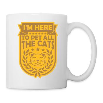Pet All The Cats - Mug - white - Right