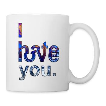 Loser lover funny meme clown geek hate love - Mug - white - Right