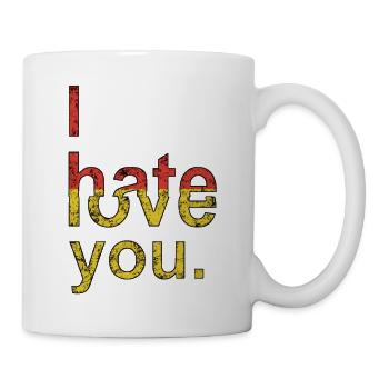 Loser lover funny meme clown geek hate love - Mug - white - Right
