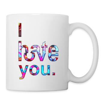 Loser lover funny meme clown geek hate love - Mug - white - Right