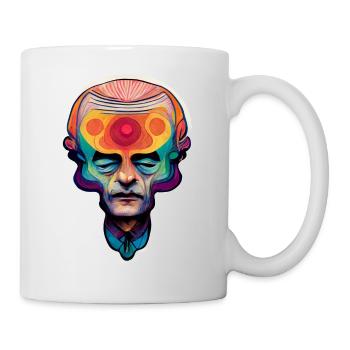 Psychedelic Head - Tasse - Weiß - Rechts