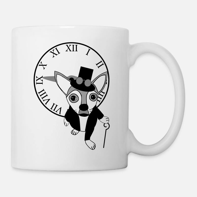 Chien Steampunk - Mug blanc - blanc