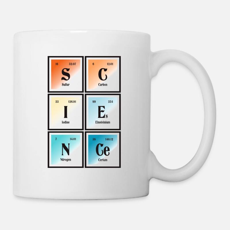 Wissenschaft | Periodensystem der Elemente - Tasse - Weiß