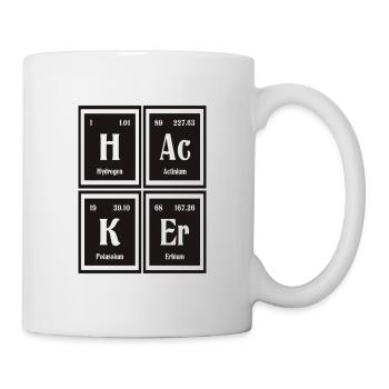 Hacker | Periodic Table of Elements - Mug - white - Right