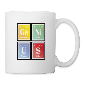 Génie | Tableau périodique des éléments - Mug blanc - blanc - Droite