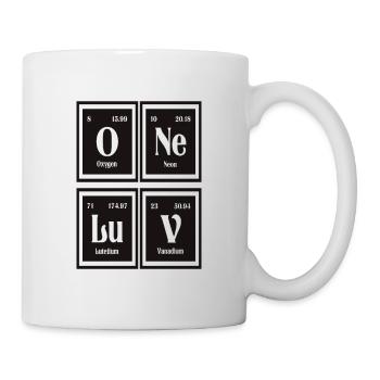 One Love - Periodic Table of Elements - Mug - white - Right
