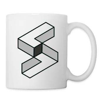 S Illusion - Tasse - Weiß - Rechts