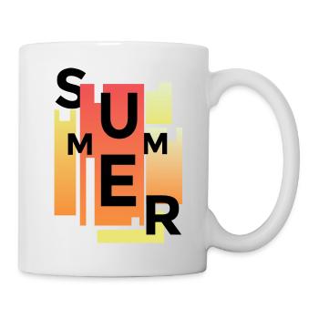 Summer - Tasse - Weiß - Rechts