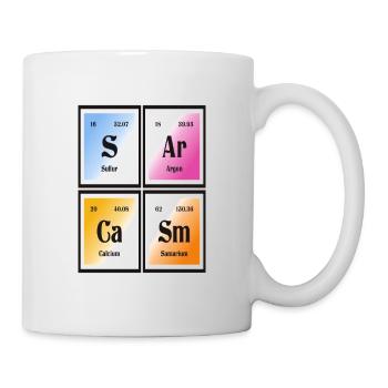 Sarcasm | Periodic Table of Elements - Mug - white - Right