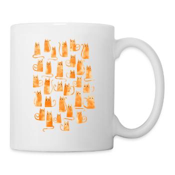 Ginger Cat Watercolor - Mug - white - Right
