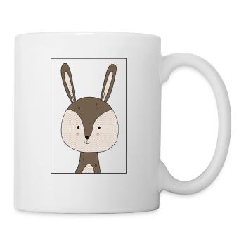 Oreille de lapin - Mug blanc - blanc - Droite