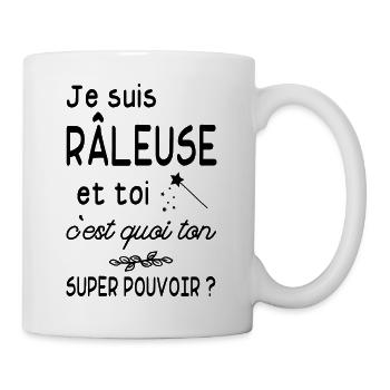 Je suis Râleuse / humour raleuse - Mug blanc - blanc - Droite