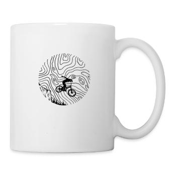 Mode de vie VTT - Rock Drop - Mug blanc - blanc - Droite