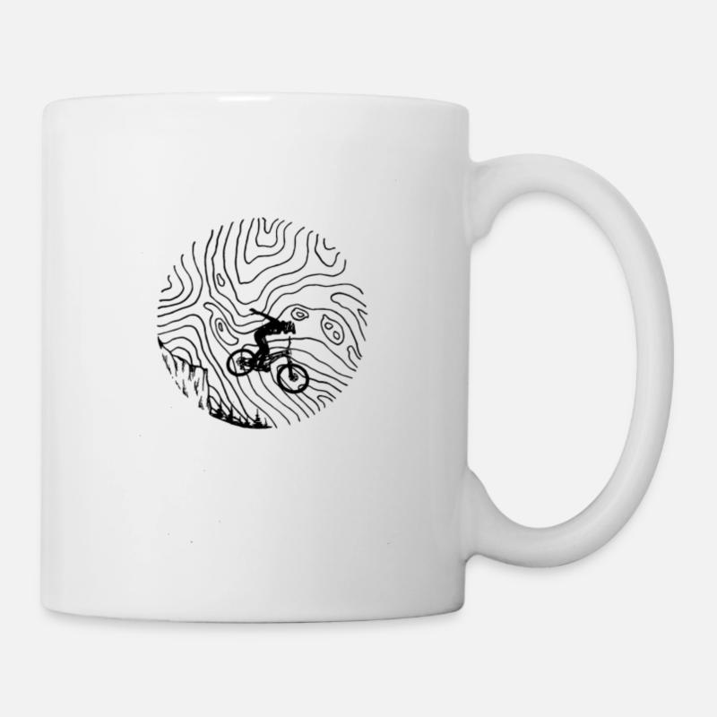 Mode de vie VTT - Rock Drop - Mug blanc - blanc