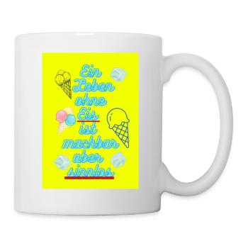 Cold Smoth Tasty Cool - Tasse - Weiß - Rechts