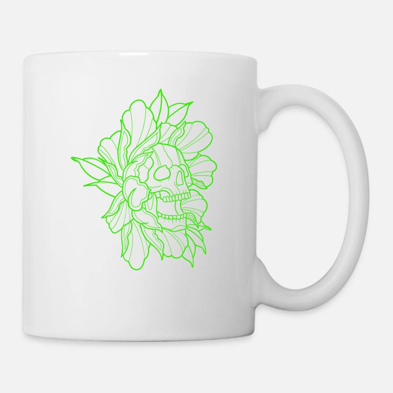 Skull - Tasse - Weiß