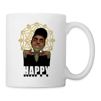 Content - Mug blanc - blanc - Droite