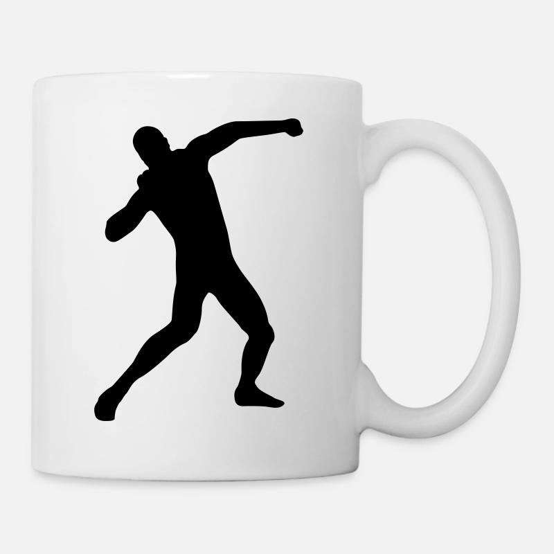 Kugelstoßen - Tasse - Weiß